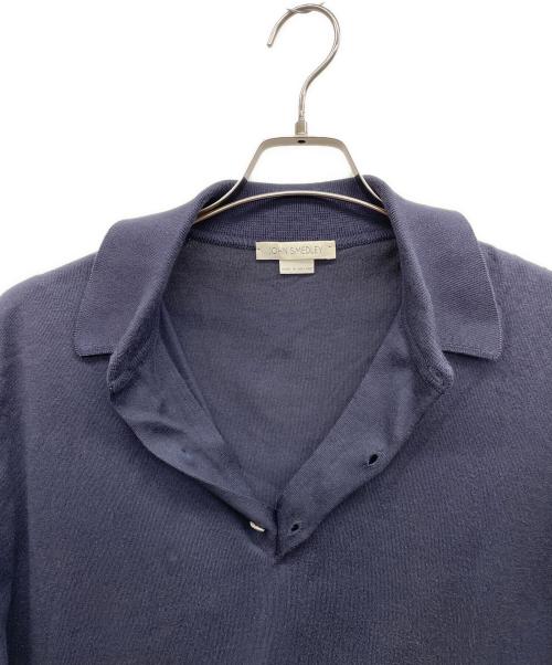 JOHN SMEDLEY（ジョンスメドレー）JOHN SMEDLEY (ジョンスメドレー) ポロシャツ ネイビー サイズ:素材サイズ無しの古着・服飾アイテム
