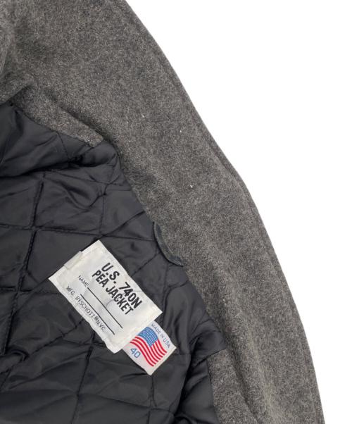 Schott（ショット）Schott (ショット) Pコート グレー サイズ:40の古着・服飾アイテム