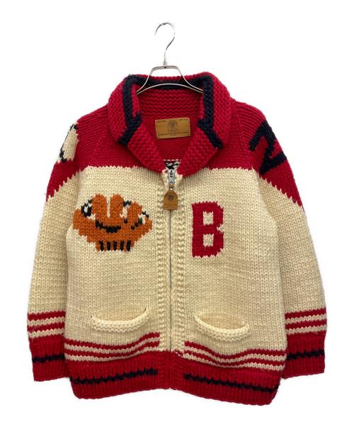 古着（フルギ）古着 (フルギ) カナディアンセーター レッド サイズ:サイズ表記無しの古着・服飾アイテム