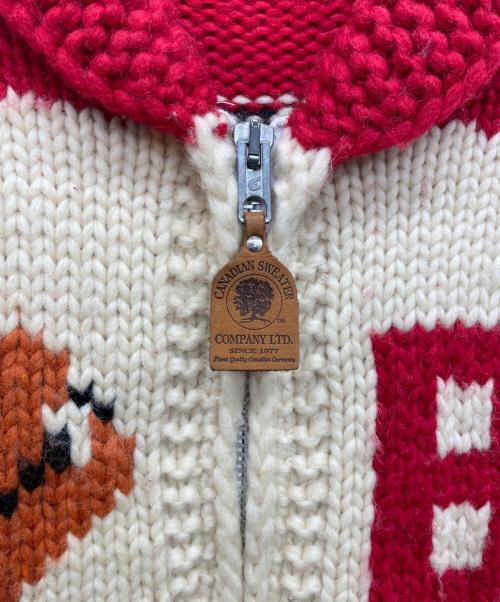 古着（フルギ）古着 (フルギ) カナディアンセーター レッド サイズ:サイズ表記無しの古着・服飾アイテム