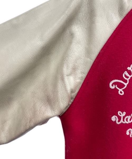 HOUSTON（ヒューストン）HOUSTON (ヒューストン) スタジャン レッド サイズ:38の古着・服飾アイテム