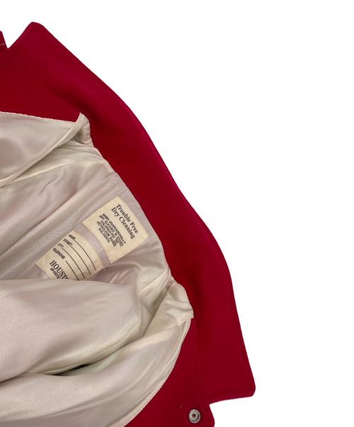 HOUSTON（ヒューストン）HOUSTON (ヒューストン) スタジャン レッド サイズ:38の古着・服飾アイテム