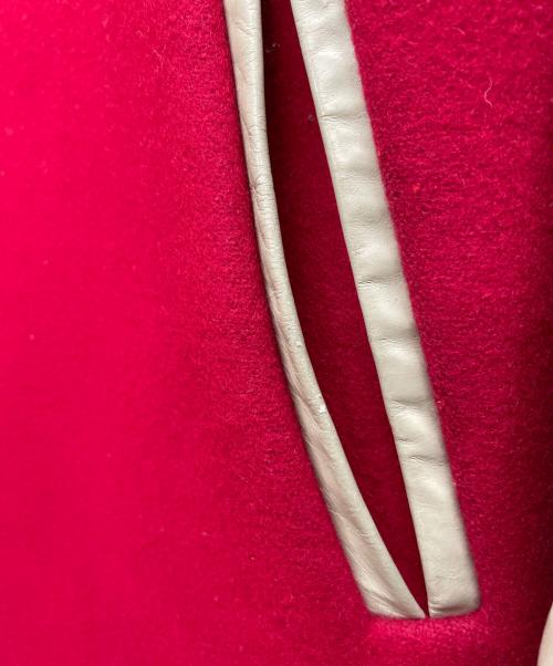 HOUSTON（ヒューストン）HOUSTON (ヒューストン) スタジャン レッド サイズ:38の古着・服飾アイテム