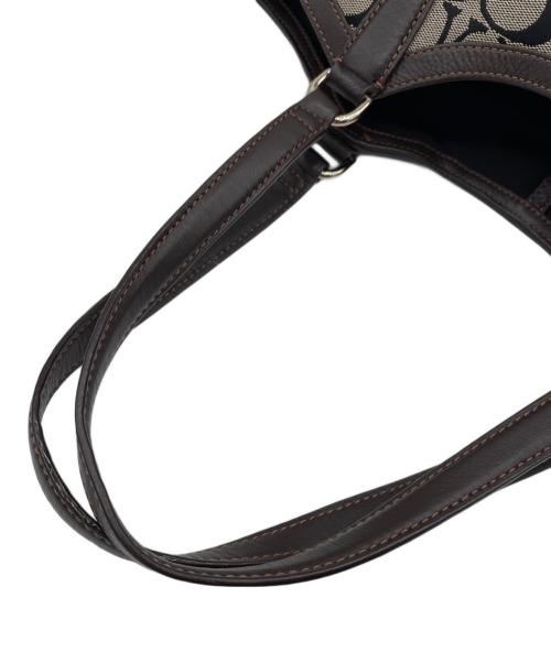 COACH（コーチ）COACH (コーチ) クラシック シグネチャー キャンバス　トートバッグの古着・服飾アイテム