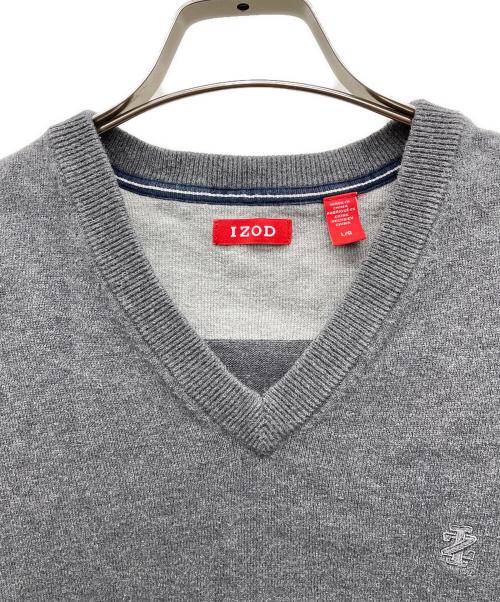 IZOD（アイゾッド）IZOD (アイゾッド) ベスト グレー サイズ:Lの古着・服飾アイテム