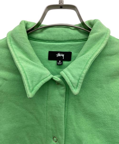 stussy（ステューシー）stussy (ステューシー) 長袖シャツ 黄緑 サイズ:Sの古着・服飾アイテム
