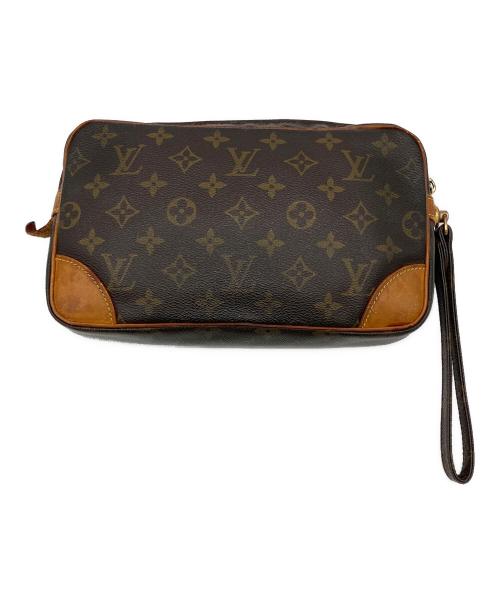 LOUIS VUITTON（ルイ ヴィトン）LOUIS VUITTON (ルイ ヴィトン) マルリードラゴンヌGM　セカンドバッグ ブラウンの古着・服飾アイテム