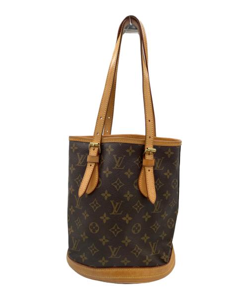 LOUIS VUITTON（ルイ ヴィトン）LOUIS VUITTON (ルイ ヴィトン) バケットPM ショルダーバッグ ブラウンの古着・服飾アイテム