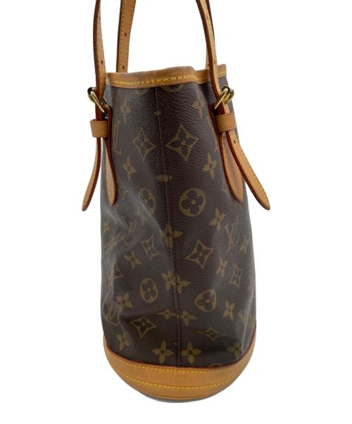 LOUIS VUITTON（ルイ ヴィトン）LOUIS VUITTON (ルイ ヴィトン) バケットPM ショルダーバッグ ブラウンの古着・服飾アイテム