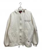 JOHNNY BLAZEジョニーブレイズ）の古着「ジップパーカー」｜ホワイト