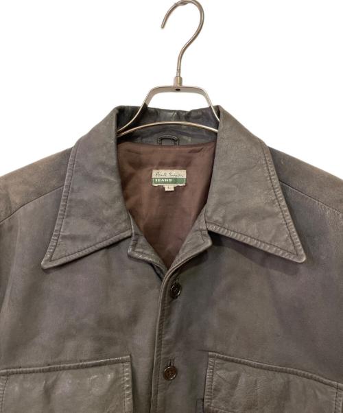 Paul Smith JEANS（ポールスミス ジーンズ）Paul Smith JEANS (ポールスミス ジーンズ) レザージャケット ブラック サイズ:Lの古着・服飾アイテム