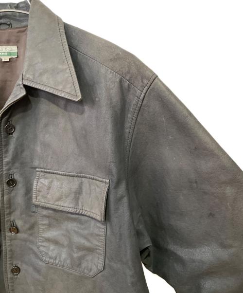 Paul Smith JEANS（ポールスミス ジーンズ）Paul Smith JEANS (ポールスミス ジーンズ) レザージャケット ブラック サイズ:Lの古着・服飾アイテム