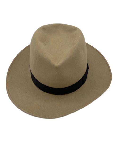 Dobbs（ドブス）Dobbs (ドブス) ボンブルグハット ベージュの古着・服飾アイテム