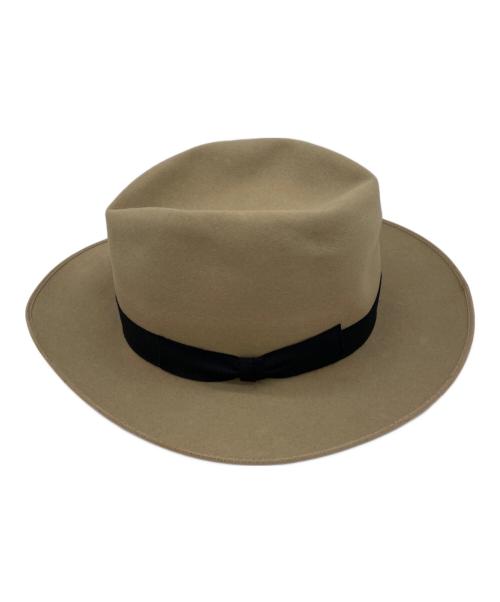 Dobbs（ドブス）Dobbs (ドブス) ボンブルグハット ベージュの古着・服飾アイテム