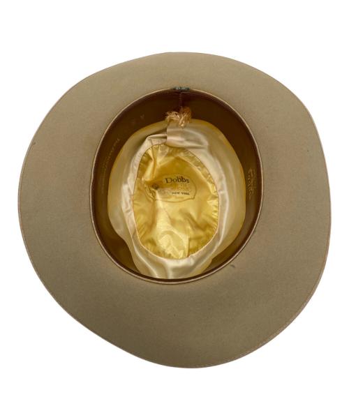 Dobbs（ドブス）Dobbs (ドブス) ボンブルグハット ベージュの古着・服飾アイテム