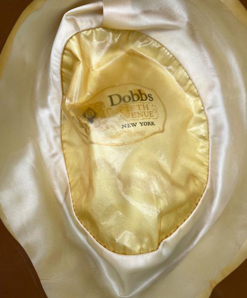 Dobbs（ドブス）Dobbs (ドブス) ボンブルグハット ベージュの古着・服飾アイテム