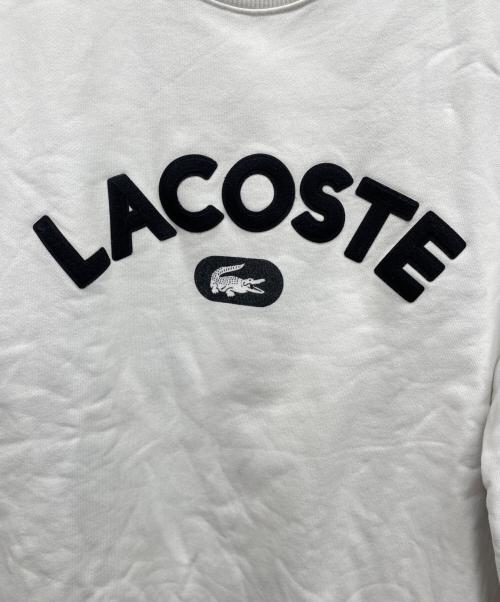 LACOSTE（ラコステ）LACOSTE (ラコステ) スウェット ホワイト サイズ:FR4の古着・服飾アイテム