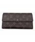 LOUIS VUITTON（ルイ ヴィトン）の古着「 モノグラム ポシェット　ポルト　モネ　クレディ　長財布」
