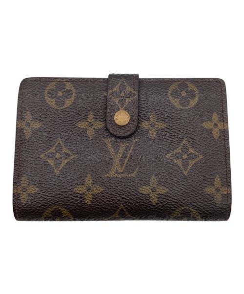 LOUIS VUITTON（ルイ ヴィトン）LOUIS VUITTON (ルイ ヴィトン) ポルトフォイユ・ヴィエノワ　がま口財布 ブラウンの古着・服飾アイテム