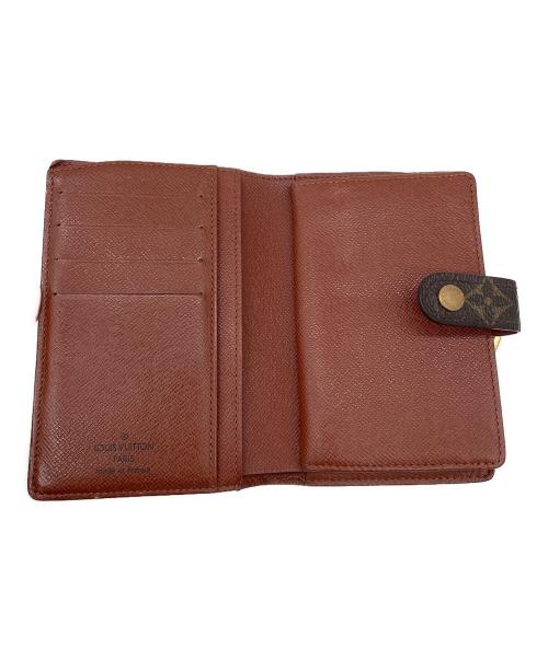 LOUIS VUITTON（ルイ ヴィトン）LOUIS VUITTON (ルイ ヴィトン) ポルトフォイユ・ヴィエノワ　がま口財布 ブラウンの古着・服飾アイテム