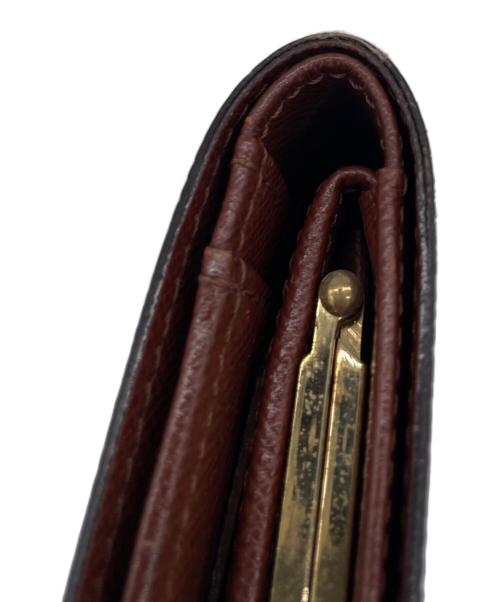 LOUIS VUITTON（ルイ ヴィトン）LOUIS VUITTON (ルイ ヴィトン) ポルトフォイユ・ヴィエノワ　がま口財布 ブラウンの古着・服飾アイテム