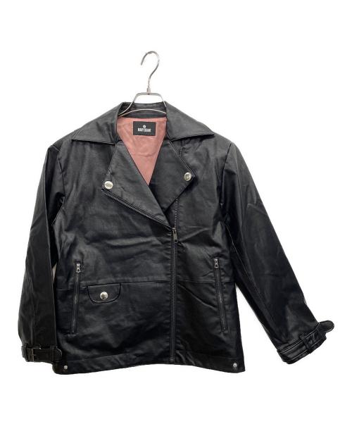 MARY QUANT（マリークヮント）MARY QUANT (マリークヮント) レザージャケット ブラック サイズ:M（38）の古着・服飾アイテム