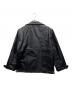 MARY QUANT (マリークヮント) レザージャケット ブラック サイズ:M（38）：5000円