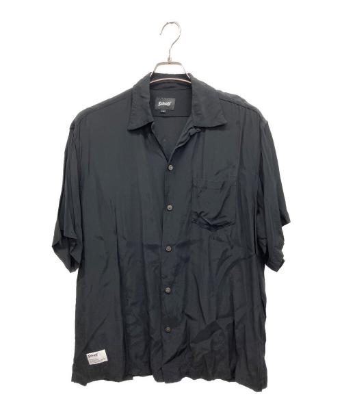 Schott（ショット）Schott (ショット) 半袖シャツ ブラック サイズ:Lの古着・服飾アイテム