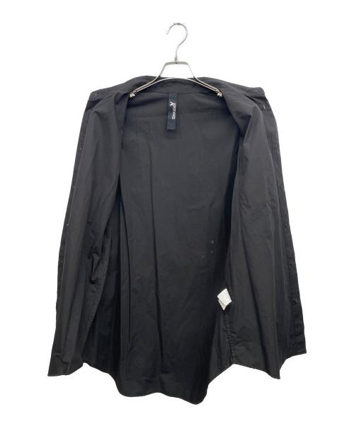 GROUND Y（グラウンドワイ）GROUND Y (グラウンドワイ) Upside Down LOGO Basic Shirt　長袖シャツ ブラック サイズ:3の古着・服飾アイテム