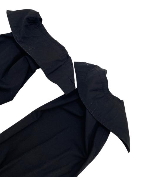 GROUND Y（グラウンドワイ）GROUND Y (グラウンドワイ) Upside Down LOGO Basic Shirt　長袖シャツ ブラック サイズ:3の古着・服飾アイテム