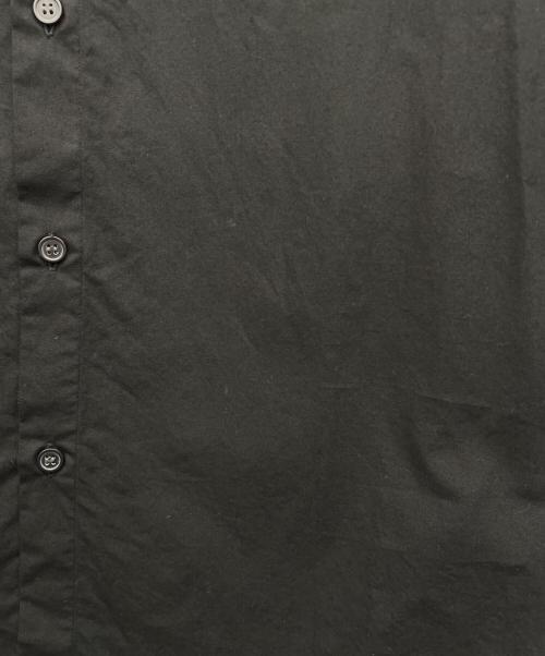 GROUND Y（グラウンドワイ）GROUND Y (グラウンドワイ) Upside Down LOGO Basic Shirt　長袖シャツ ブラック サイズ:3の古着・服飾アイテム
