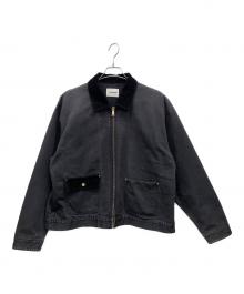 MONKEY TIME（モンキータイム）の古着「DUCK ZIP JACKET（ダックジップジャケット）」｜グレー