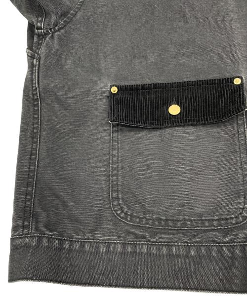 MONKEY TIME（モンキータイム）MONKEY TIME (モンキータイム) DUCK ZIP JACKET（ダックジップジャケット） グレー サイズ:Mの古着・服飾アイテム