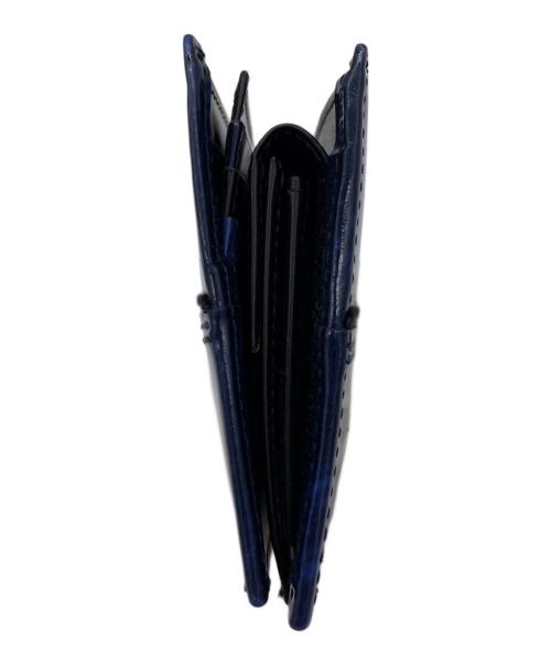LANVIN en Bleu（ランバンオンブルー）LANVIN en Bleu (ランバンオンブルー) 2つ折り財布 ネイビーの古着・服飾アイテム