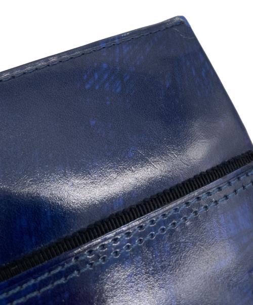 LANVIN en Bleu（ランバンオンブルー）LANVIN en Bleu (ランバンオンブルー) 2つ折り財布 ネイビーの古着・服飾アイテム