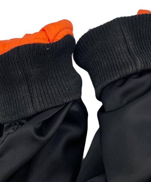 HOUSTON（ヒューストン）HOUSTON (ヒューストン) MA-1ジャケット ブラック サイズ:38の古着・服飾アイテム