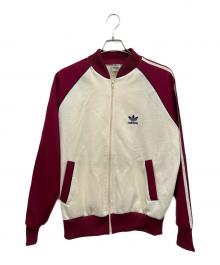 adidas（アディダス）の古着「トラックジャケット」｜レッド×アイボリー