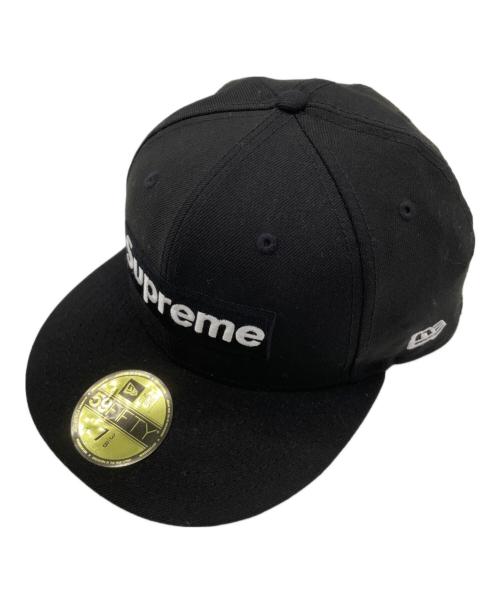 New Era（ニューエラ）New Era (ニューエラ) SUPREME (シュプリーム) キャップ ブラックの古着・服飾アイテム