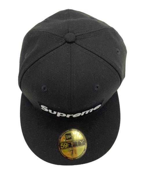 New Era（ニューエラ）New Era (ニューエラ) SUPREME (シュプリーム) キャップ ブラックの古着・服飾アイテム