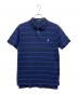POLO RALPH LAUREN（ポロ・ラルフローレン）の古着「ポロシャツ」｜ネイビー