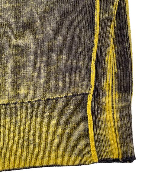 DIESEL（ディーゼル）DIESEL (ディーゼル) ドライバーズニット ブラック×イエロー サイズ:Mの古着・服飾アイテム