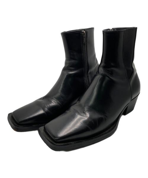 HUMANT（ヒューマント）humant (ヒューマント) サイドジップブーツ ブラック サイズ:表記サイズ無しの古着・服飾アイテム