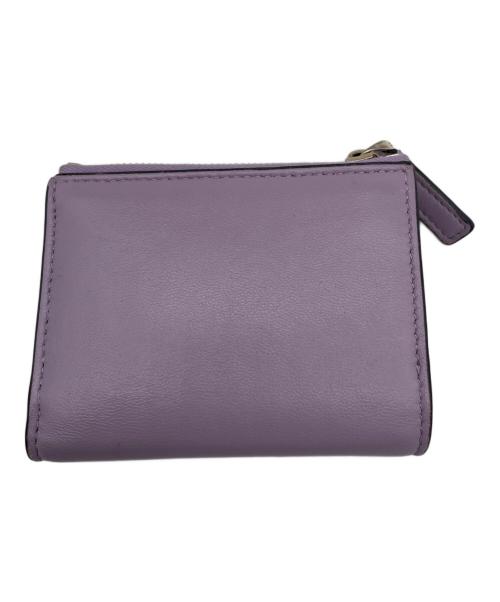 VALENTINO GARAVANI（ヴァレンティノ・ガラヴァーニ）VALENTINO GARAVANI (ヴァレンティノ・ガラヴァーニ) 2つ折り財布 バイオレットの古着・服飾アイテム