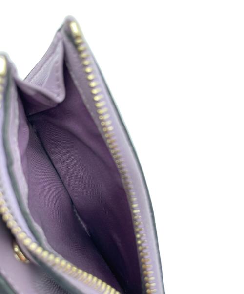 VALENTINO GARAVANI（ヴァレンティノ・ガラヴァーニ）VALENTINO GARAVANI (ヴァレンティノ・ガラヴァーニ) 2つ折り財布 バイオレットの古着・服飾アイテム