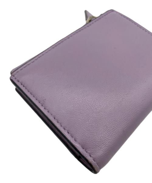 VALENTINO GARAVANI（ヴァレンティノ・ガラヴァーニ）VALENTINO GARAVANI (ヴァレンティノ・ガラヴァーニ) 2つ折り財布 バイオレットの古着・服飾アイテム