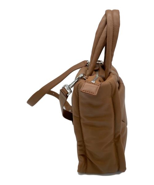 COLE HAAN（コールハーン）COLE HAAN (コールハーン) キルテッドトートバッグ ブラウンの古着・服飾アイテム