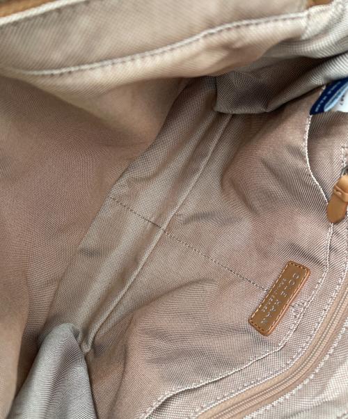 COLE HAAN（コールハーン）COLE HAAN (コールハーン) キルテッドトートバッグ ブラウンの古着・服飾アイテム