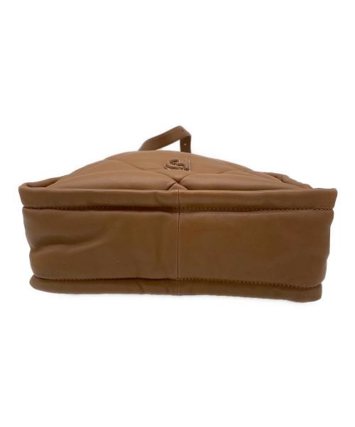 COLE HAAN（コールハーン）COLE HAAN (コールハーン) キルテッドトートバッグ ブラウンの古着・服飾アイテム