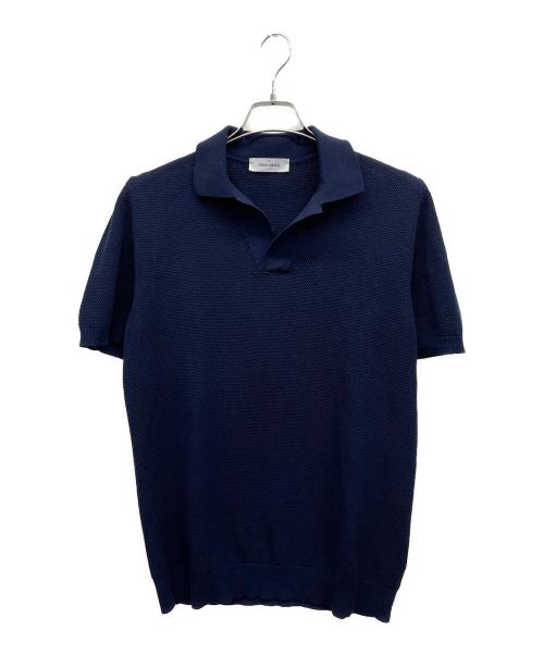 GRAN SASSO（グランサッソ）GRAN SASSO (グランサッソ) 半袖ポロシャツ ネイビー サイズ:サイズ表記無しの古着・服飾アイテム