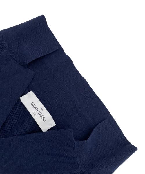 GRAN SASSO（グランサッソ）GRAN SASSO (グランサッソ) 半袖ポロシャツ ネイビー サイズ:サイズ表記無しの古着・服飾アイテム